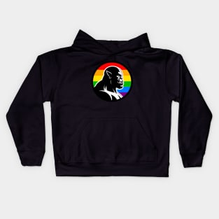 LGBTQ Pride Bara Orc Rainbow Logo Kids Hoodie